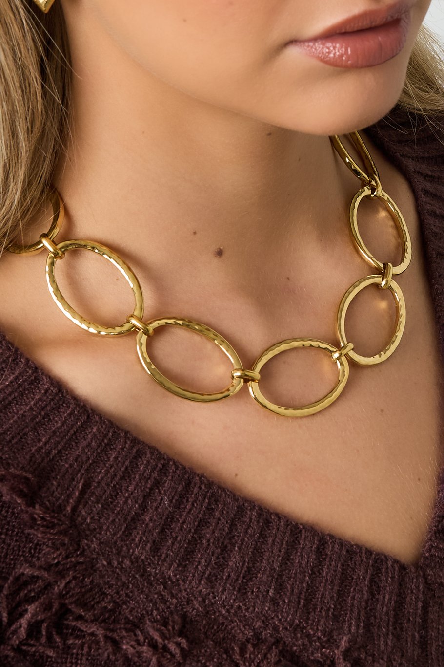 Stainless Steel Chain Necklaces Chain Casual Daily Simple Series Women's jewelry h5Picture3